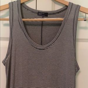 Tall! Gap tank dress size Medium Navy/white stripe